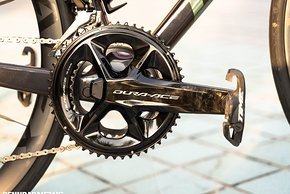 Das Top-Modell kommt mit Shimano Dura Ace Di2 2x12