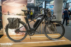 Das XD3 von E-Bike-Abenteurerin Susanne Brüsch am Stand von HNF Nicolai.