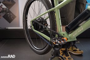 Ausgestellt wurde sie etwa am stylishen Stahl-Cargobike von Portus Cycles.