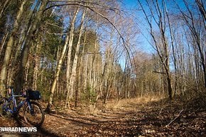 Im Gelände störte der höhere Schwerpunkt nicht