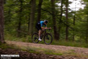 Mit der 40-zu-10-Abstufung kann man 48 km/h bei 90 U/min fahren.