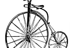 Ariel anno 1871 – mit diesem Fahrrad …