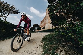 Die Strecke der ersten UCI Gravel Weltmeisterschschaft im Veneto führt viel über gut befestigte Schotter-Abschnitte.