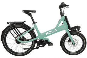 Das Moca E-Bike kann bis zu 188 kg Zuladung bewegen und ist dabei nur 175 cm kurz.