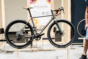 Gravel Bike  aus Titan von Passoni aus Italien.