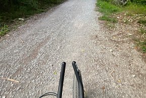 Am Kesselberg trennt sich unser Weg für kurze Strecke