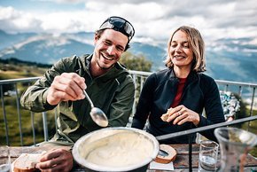 Verpflegung im Berggasthaus Bündner Rigi