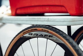Bei Unbound feierte auch der Schwalbe G-One RS Gravel-Reifen Premiere