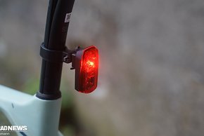 Das Bikemate Rücklicht besitzt eine Bremslichtfunktion