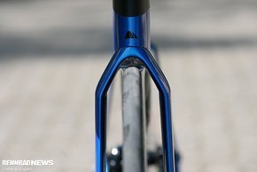 Die Triathlon Rennmaschine wurde aerodynamisch entwickelt ohne auf UCI-Regeln Rücksicht zu nehmen