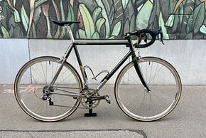 Das Boar Rennrad aus  einem Columbus XCR Edelstahl-Rohrsatz entstand im Eigenbau.