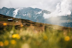 Übergang von Obersaxen in die Val Lumnezia