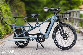 Cargo-Bikes fallen langsam im deutschen Stadtbild auf