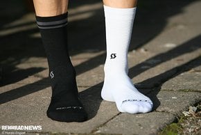 Der Materialmix der Socken kann einen nicht unerheblichen Unterschied machen