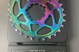 Oval Boost pvd Rainbow direct mount for Sram