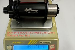 Onyx MTB BOOST ISO HGSS-148/12mm Thru-bolt Rear Hub