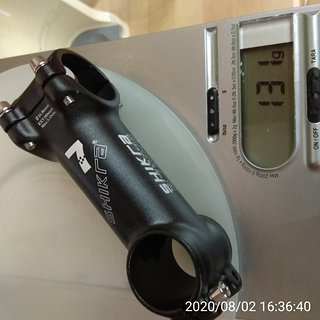 Gewicht XLC Vorbau Shikra Ultraleicht Alu-Vorbau 90 mm, 7°, 31,8