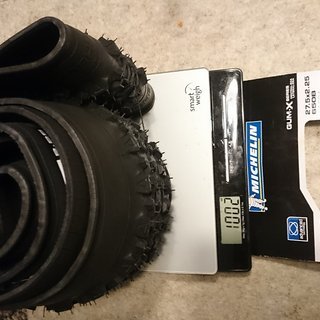 Gewicht Michelin Reifen Wild Race'R GUM-X  27,5 x 2,25