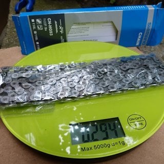 Gewicht Shimano Kette cn-hg93 116