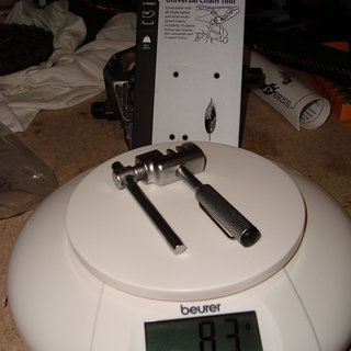 Gewicht Topeak Werkzeug Universal Chain Tool 8,3 x 4,3 x 1,5 cm