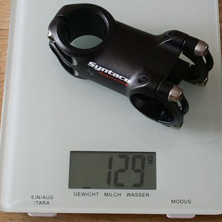 Gewicht Syntace Vorbau Megaforce 2 31.8mm, 60mm, 6°