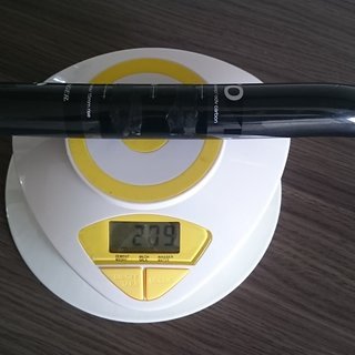 Gewicht Bontrager Lenker Rythm pro Carbon 750mm/31,8/15mm rise