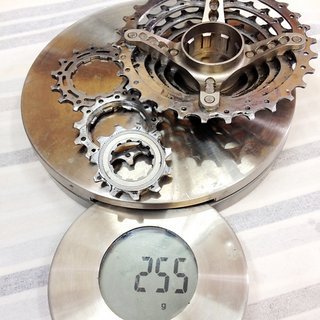 Gewicht Shimano Kassette XT CS-M737 8-fach, 11-30Z