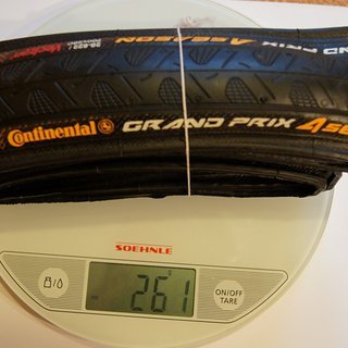 Gewicht Continental Reifen Grand Prix 4-Season 700x28C, 28-622