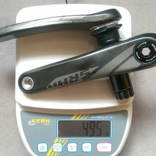 Gewicht SRAM Kurbel S2200 175mm, BB30