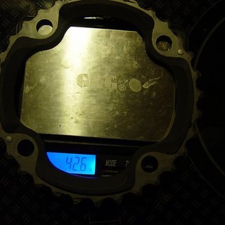 Gewicht Shimano Kettenblatt XTR FC-M980 104mm, 32Z
