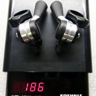 Gewicht Shimano Schalthebel XT SL-M732 3x7-fach