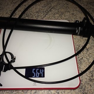 Gewicht Vecnum Sattelstütze höhenverstellbar Moveloc 200 30,9mm