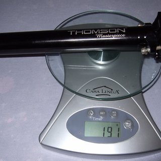 Gewicht Thomson Sattelstütze Masterpiece 30.9 x 350mm