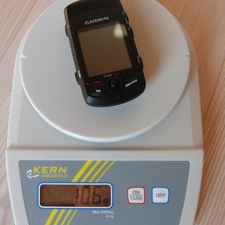 Gewicht Garmin GPS Edge 705 