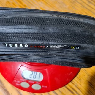 Gewicht Specialized Reifen S-Works Turbo 2BR 2Bliss Ready T2/T5 700 x 28 mm