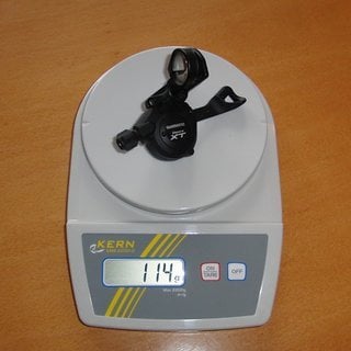 Gewicht Shimano Schalthebel XT SL-M770 3-fach