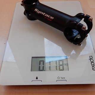 Gewicht Syntace Vorbau Force 109 31.8mm, 110mm, 17°
