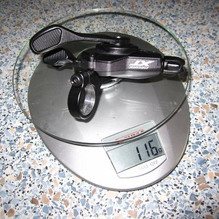 Gewicht Shimano Schalthebel XT SL-M8100 