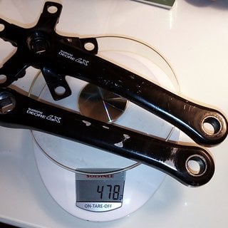 Gewicht Shimano Kurbel Deore LX FC-M563 175mm, 68/73mm, 4-kant