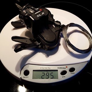 Gewicht Shimano Schalthebel SLX SL-M660 3x9-fach