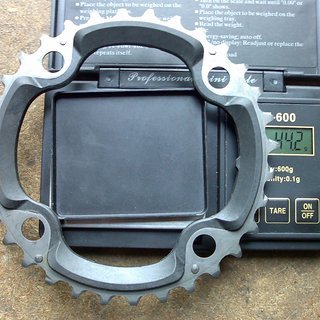 Gewicht Shimano Kettenblatt XTR FC-M970 104mm, 32Z
