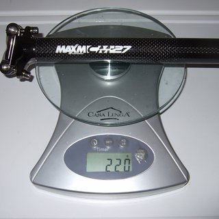 Gewicht Maxm Sattelstütze CM27 27.2 x 350mm