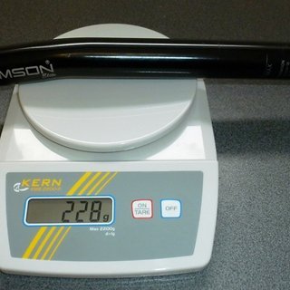 Gewicht Thomson Sattelstütze Elite 31,6 x 367mm