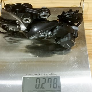 Gewicht Shimano Schaltwerk XT RD-M8000 lang