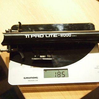Gewicht KCNC Sattelstütze TI Pro Lite Scandium 31.6 x 400mm