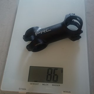 Gewicht Procraft Vorbau PRC ST2 80mm, 31,8, +/-6°
