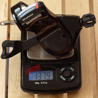 Gewicht Shimano Schalthebel SL-R780 10-fach