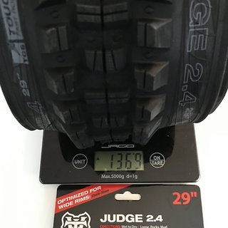 Gewicht WTB Reifen Judge 29"