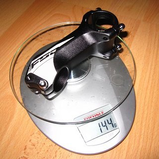 Gewicht FSA Vorbau Non Series Drop Stem 80mm, -20°