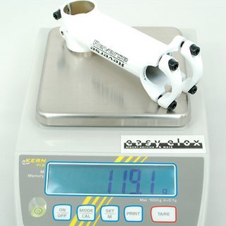 Gewicht Reverse Components Vorbau XC 6° Super Light 31.8mm, 100mm, 6°